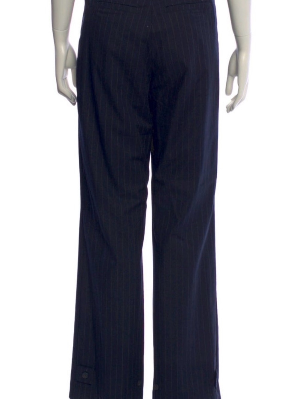 Kith Navy Pinstripe Trousers - Picture 3 of 7